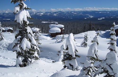 Big White Ski Resort House | tPowder Peaks on Feathertop Hot Tub Fireplace Ski-In/Ski-Out Home