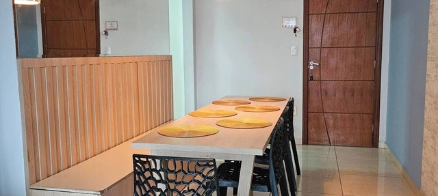 Apartment 1 km from the beach with air conditioning and garage in Contagem