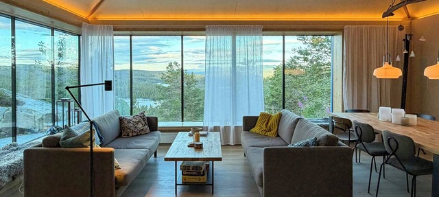 Architect-designed cabin near Trillemarka in Eggedal