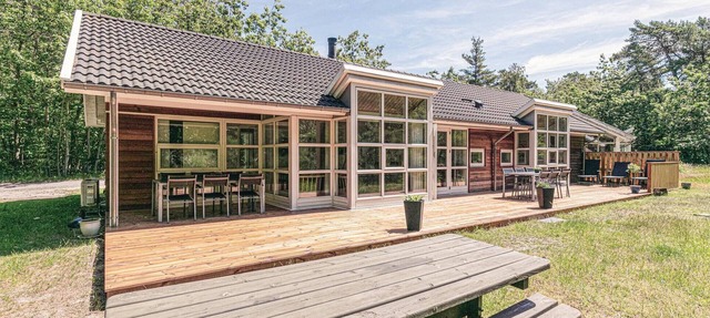 Beach front home in Hasle with sauna in Hasle