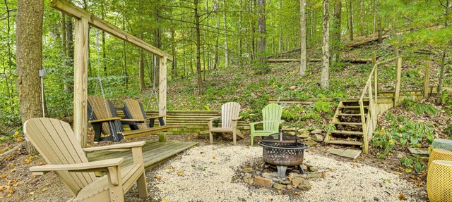 Carrollton Cabin w/Patio & Fire Pit! in Carrollton