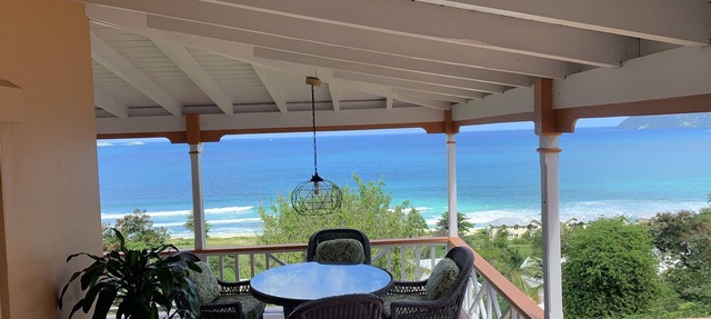 Exceptional design, spacious covered decks, super views, set in Long Bay Estate in Long Bay