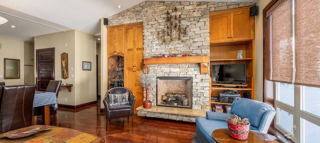 Family sized cozy ski-in/ski-out retreat w/hot tub and stunning mountain views in Big white