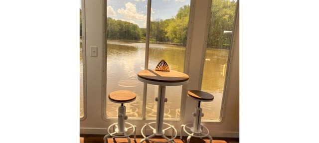 Floating stationary river boat! Custom design! in East Dubuque