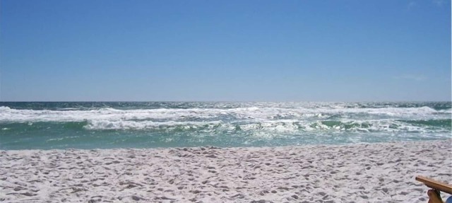 Gulf Front, Top Floor End Unit with Front & Side View of Gulf in Fort Walton Beach