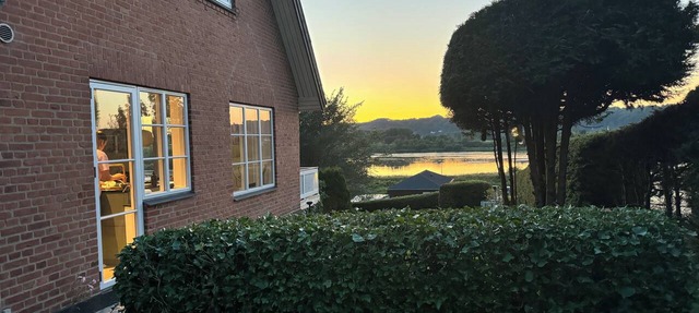 Luxury villa with forest in backyard and lakeview in Vejle