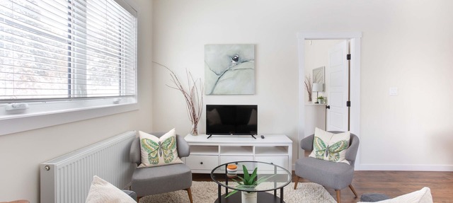 Modern suite with glacier view in Nelson
