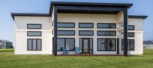 Newly Built Ocean Front Home On Barachois Beach, Minutes To North Rustico in Anglo Rustico