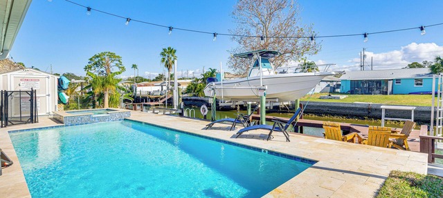Spacious Canalfront Home w/Pool ~ 1/2 Mi to Beach in Hudson