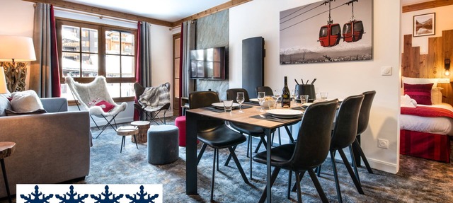 Superb Arc 1950 apartment for 4/6 people in a 5* ski in/ski out residence in Bourg-Saint-Maurice