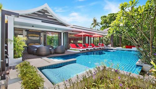 Villa Julia koh Samui beach with Cook and Majordome in Koh Samui
