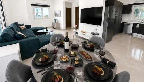 Brand New Sea-View Villa in Olive Orchard by Capt St George Resort in Peyia