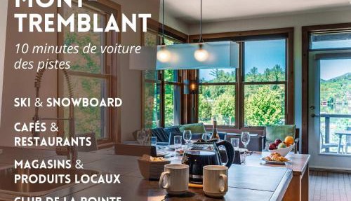 Lakefront, Mountain View - 2 Bedrooms Resort Suite in Lac-Superieur